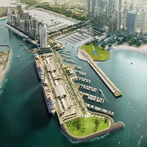 Dubai Harbour area