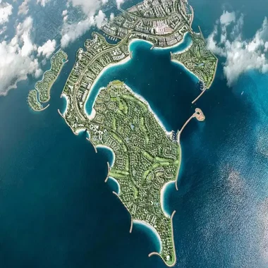 Dubai Islands area
