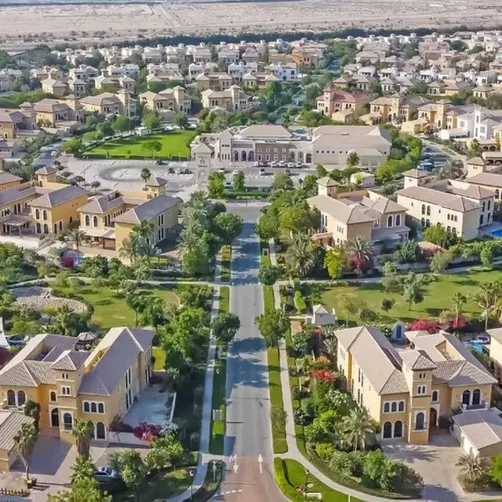 The Villa area