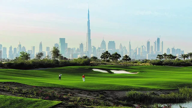 Dubai Hills Estate Golf Club course