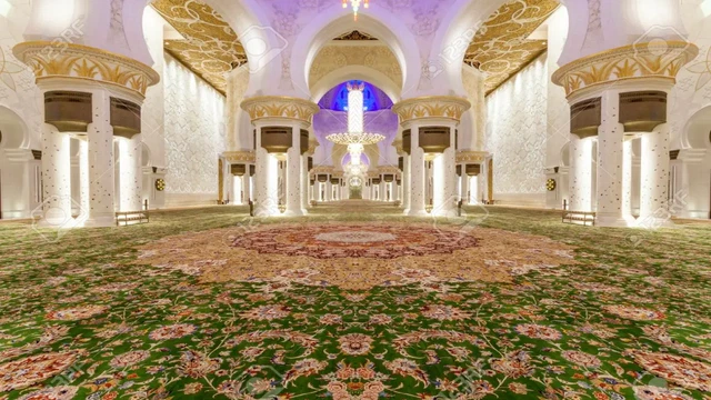 Inside Sheikh Zayed Mosque