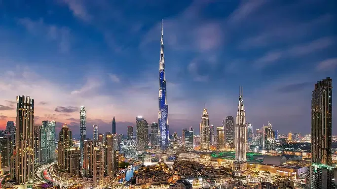 dubai skyline view