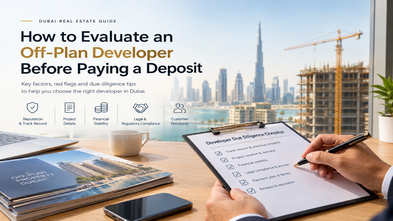 How to Evaluate an Off-Plan Developer Before Paying a Deposit