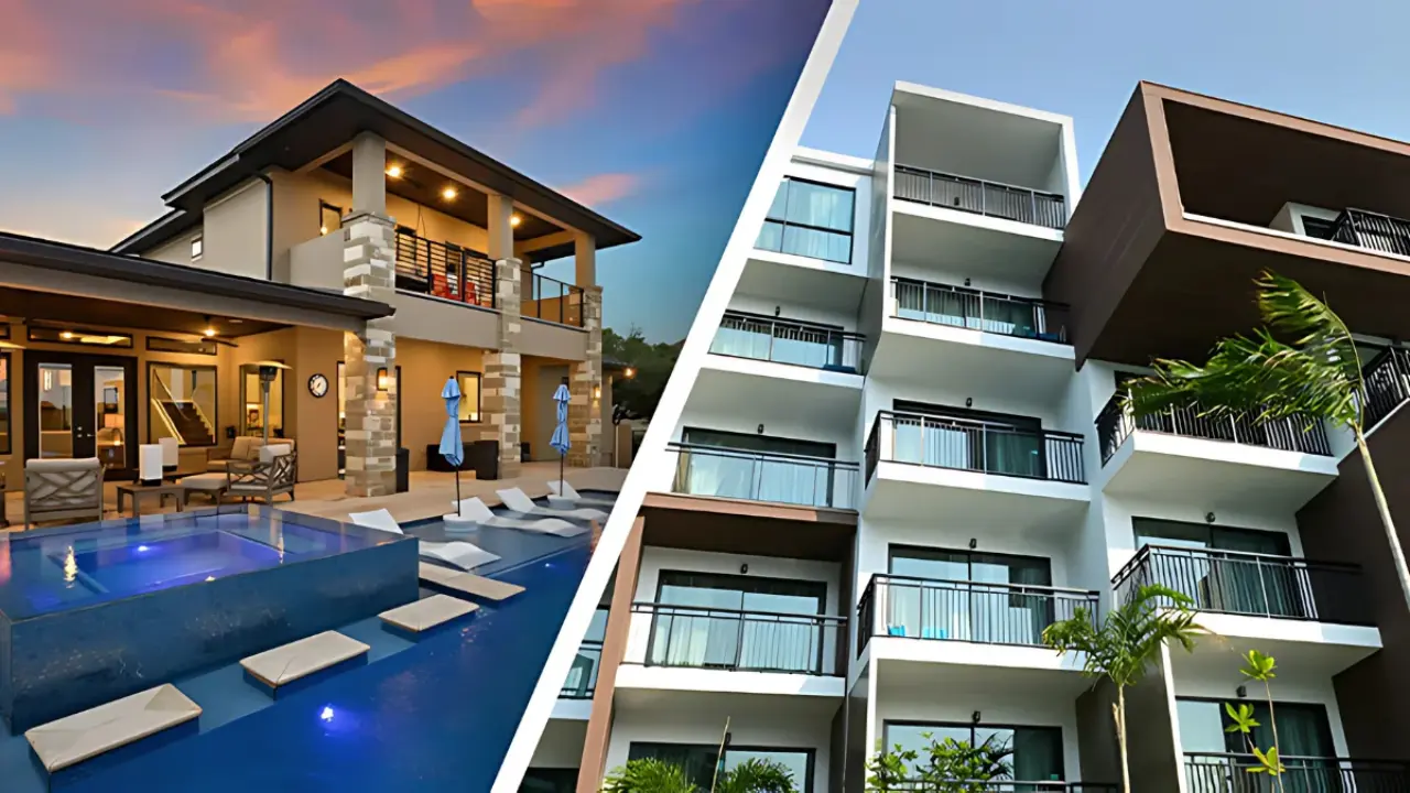 فلل مقابل شقق في دبي الجنوب