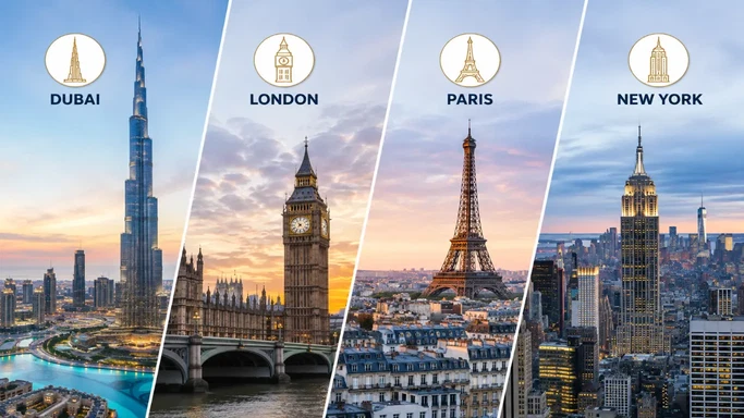 Rental Yields in Dubai vs London, Paris & New York