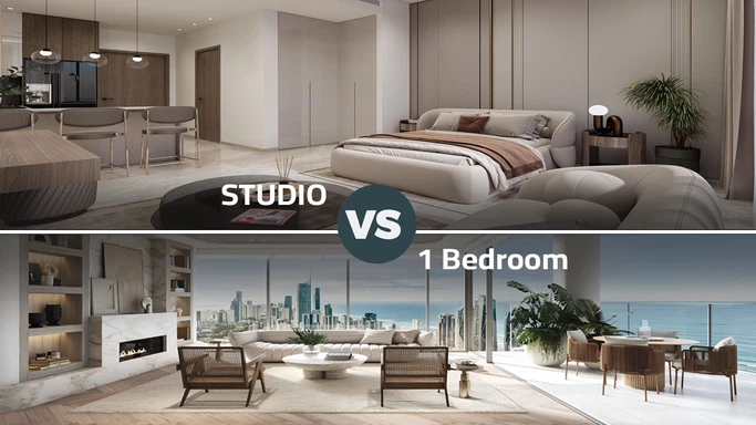 Studio VS. 1-Bedroom Apartments in Dubai