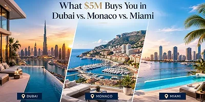 What $5M Buys You in Dubai vs. Monaco vs. Miami