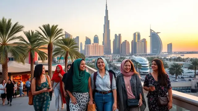 Жизнь женщины в Дубае