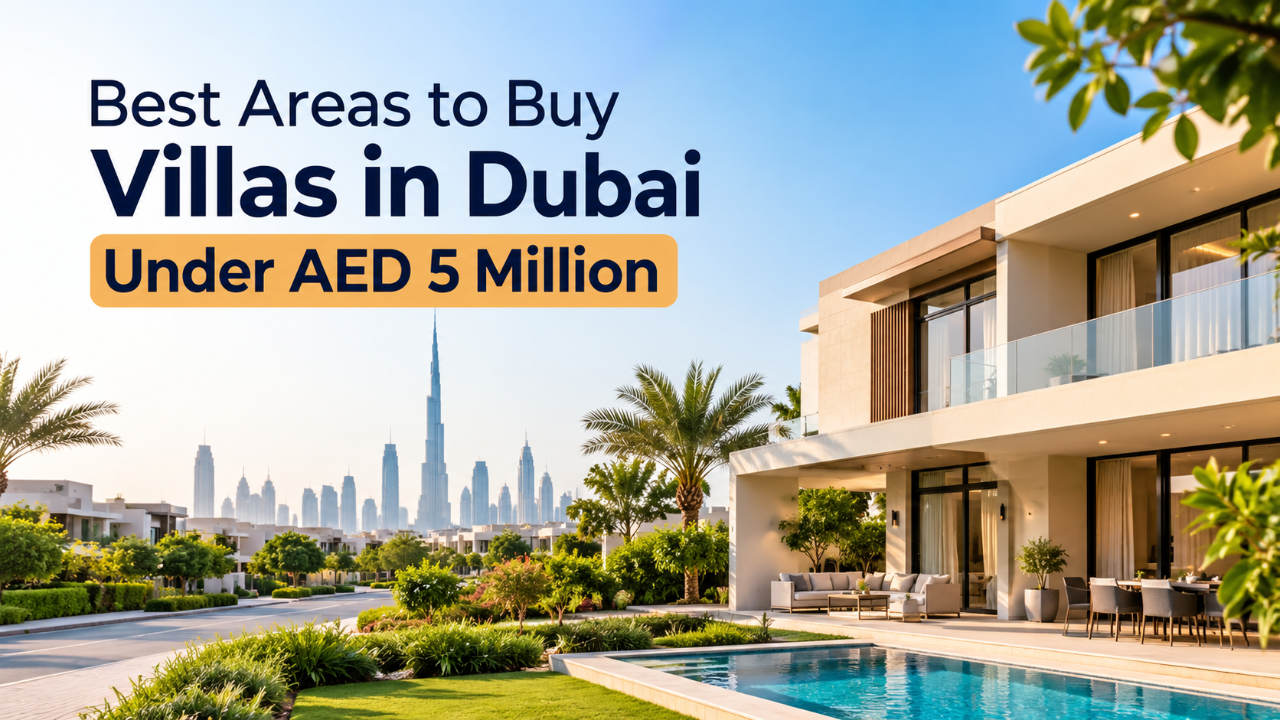 Best Areas to Buy Villas in Dubai Under AED 5 Million