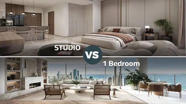 Studio VS. 1-Bedroom Apartments in Dubai