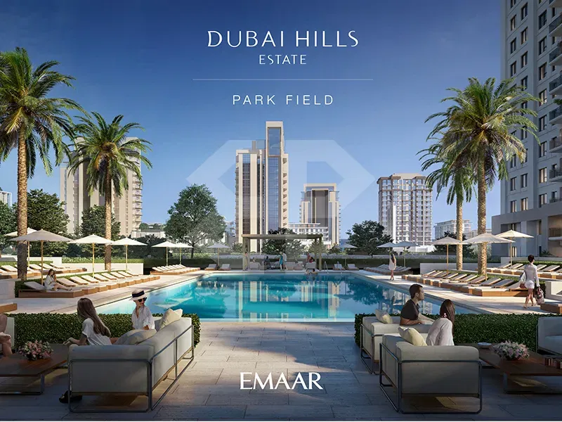 شقة حديثة مكونة من غرفتي نوم في بارك فيلد في دبي هيلز معرض 1