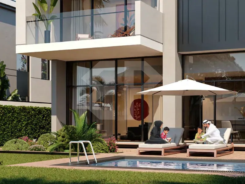 Угловой таунхаус с 4 спальнями в Murooj Al Furjan, Дубай галерея 7