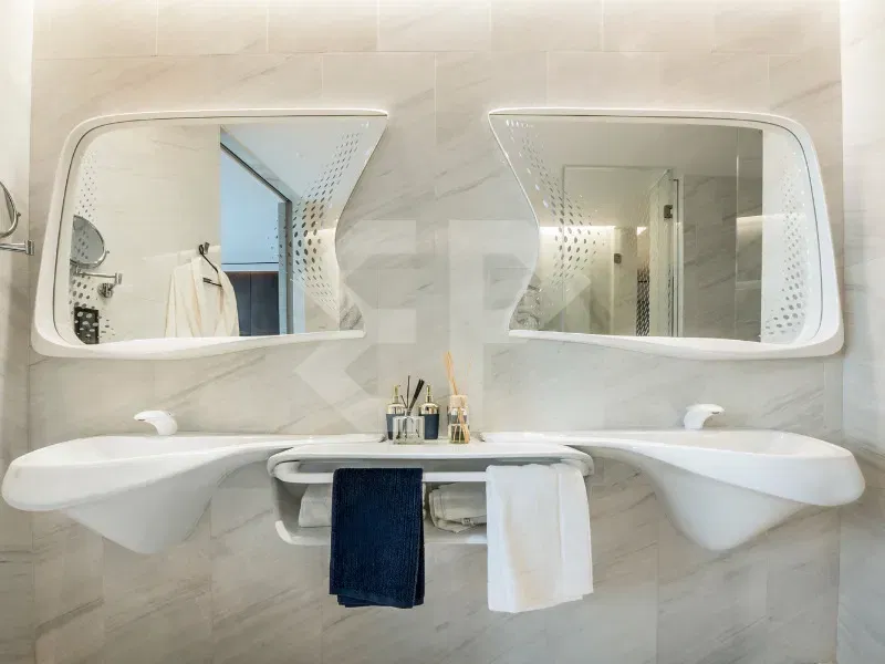 شقة حصرية مكونة من غرفتي نوم للبيع في الخليج التجاري معرض 22