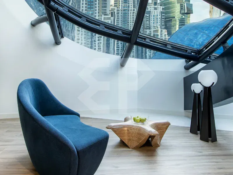 شقة حصرية مكونة من غرفتي نوم للبيع في الخليج التجاري معرض 15