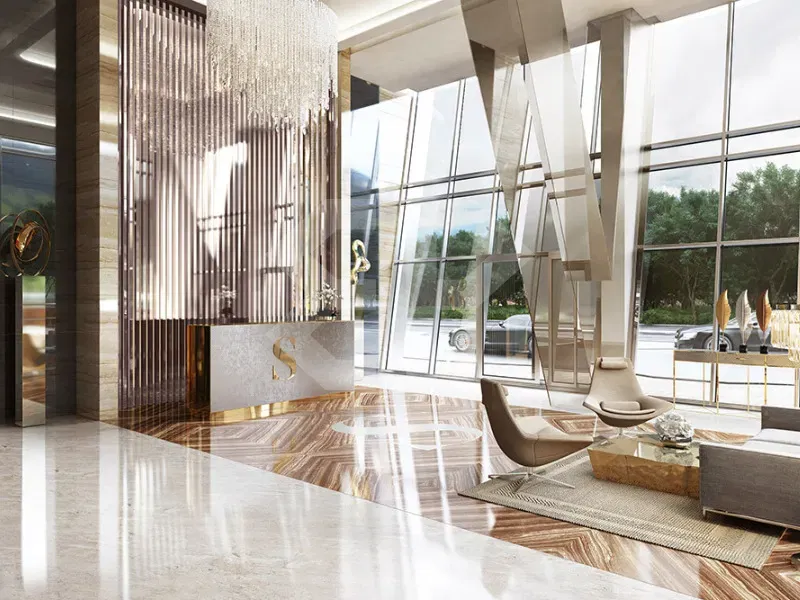 شقة مطلة على برج خليفة في ذا ستيرلينج، الخليج التجاري معرض 39