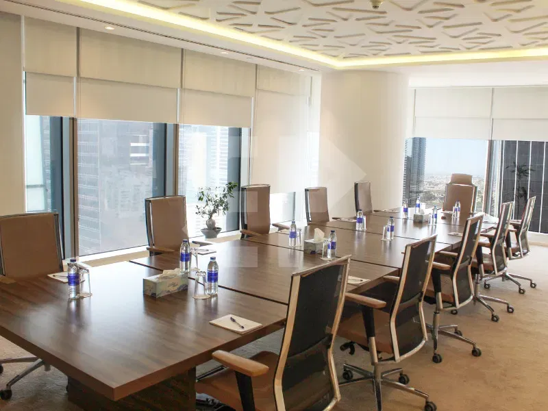 مكتب بإطلالة على الأفق في برج فيجن، الخليج التجاري معرض 19