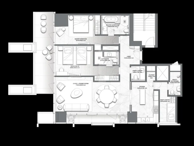 شقة مطلة على القناة للبيع في برج جيه ون بي، دبي معرض 3