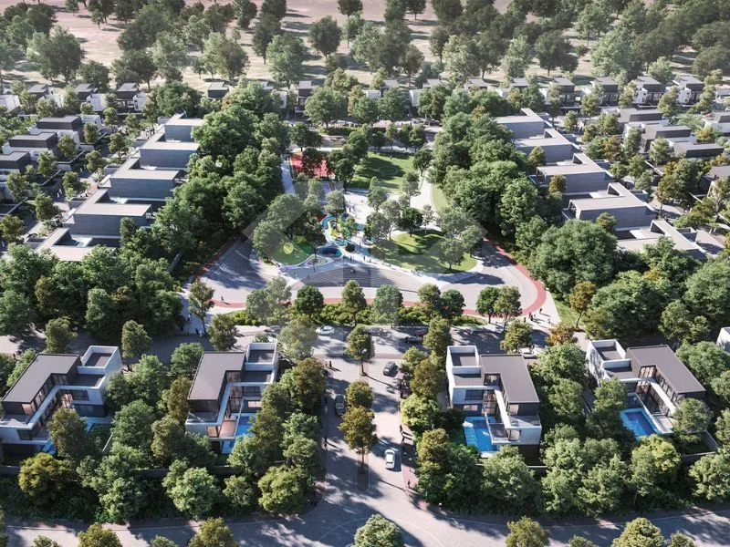 Роскошный таунхаус Jouri Hills с 3 спальнями в районе JGE, Дубай галерея 14