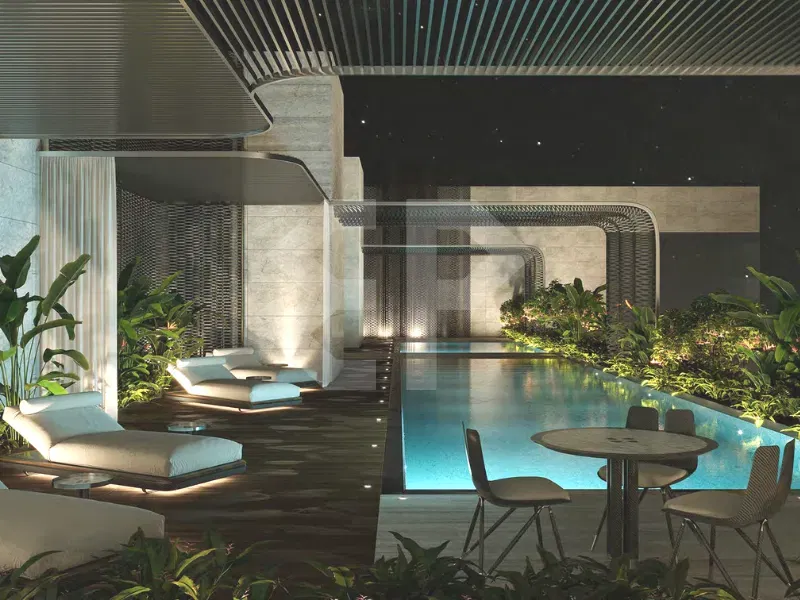 Купить 3-комнатную двухуровневую квартиру с видом на канал в J One Tower B, Business Bay галерея 20