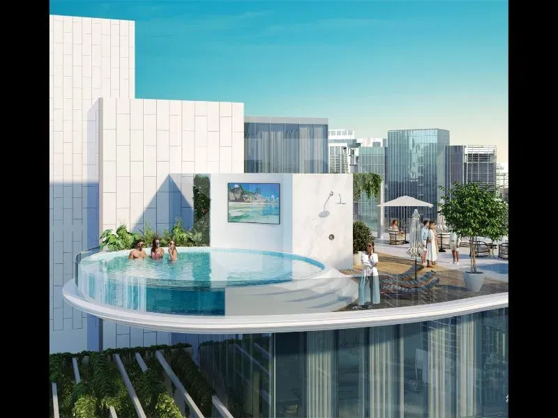 شقة برج شيك على الواجهة البحرية في الخليج التجاري معرض 3