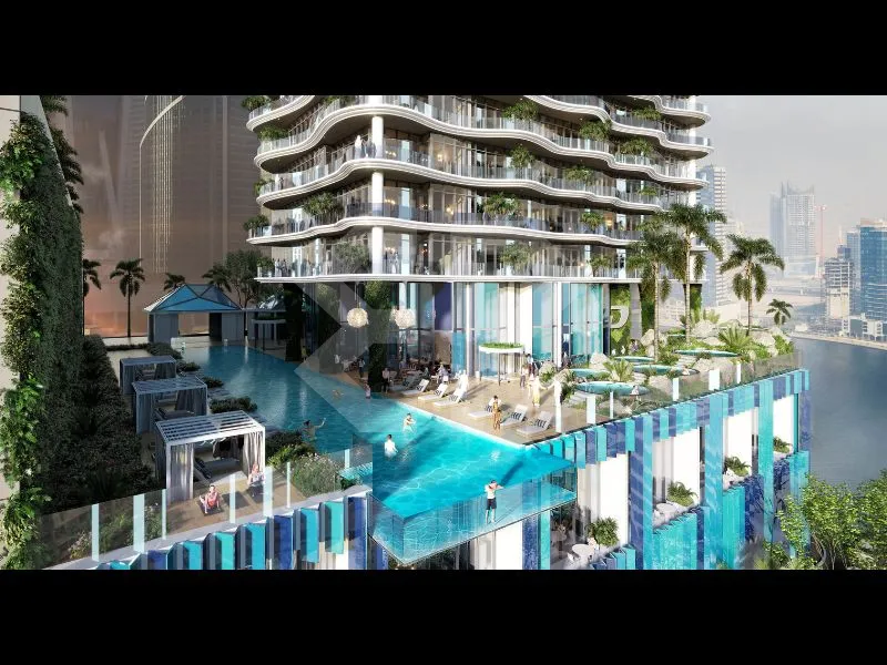 شقة برج شيك على الواجهة البحرية في الخليج التجاري معرض 4