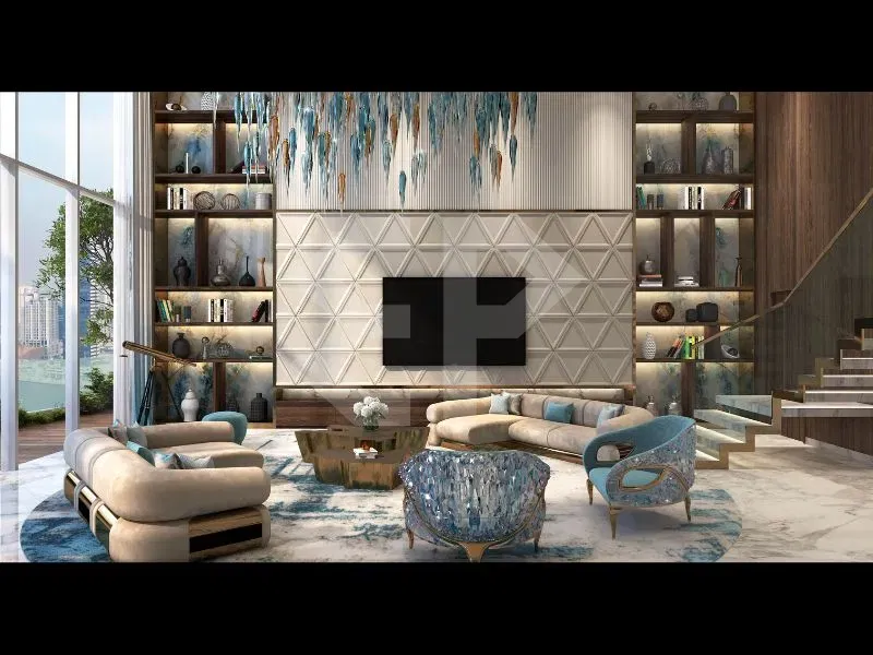 شقة برج شيك على الواجهة البحرية في الخليج التجاري معرض 9