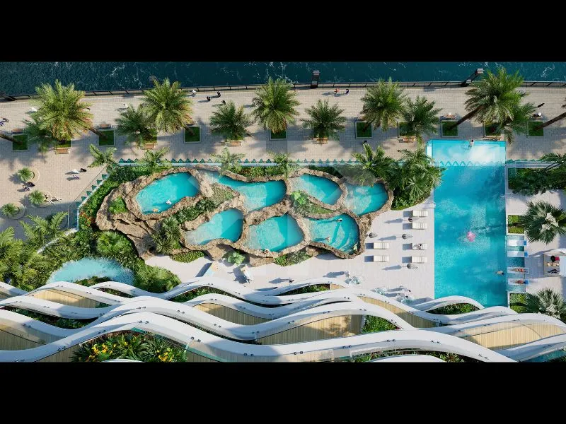 شقة برج شيك على الواجهة البحرية في الخليج التجاري معرض 23