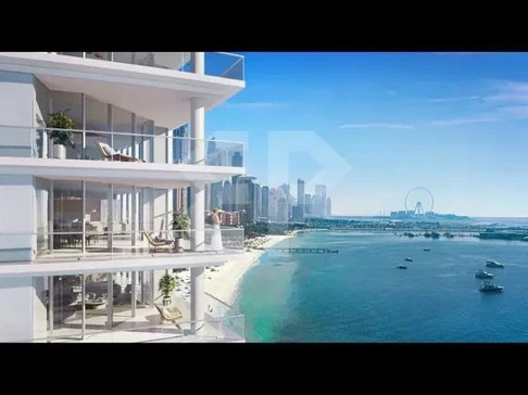 شقة مفروشة مطلة على الشاطئ في برج بالم بيتش 3 معرض 7