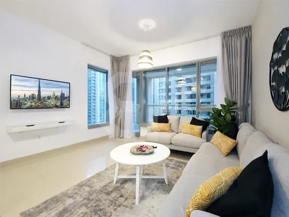 Эксклюзивные апартаменты с 2 спальнями и видом на фонтан Дубая в 29 Boulevard 1