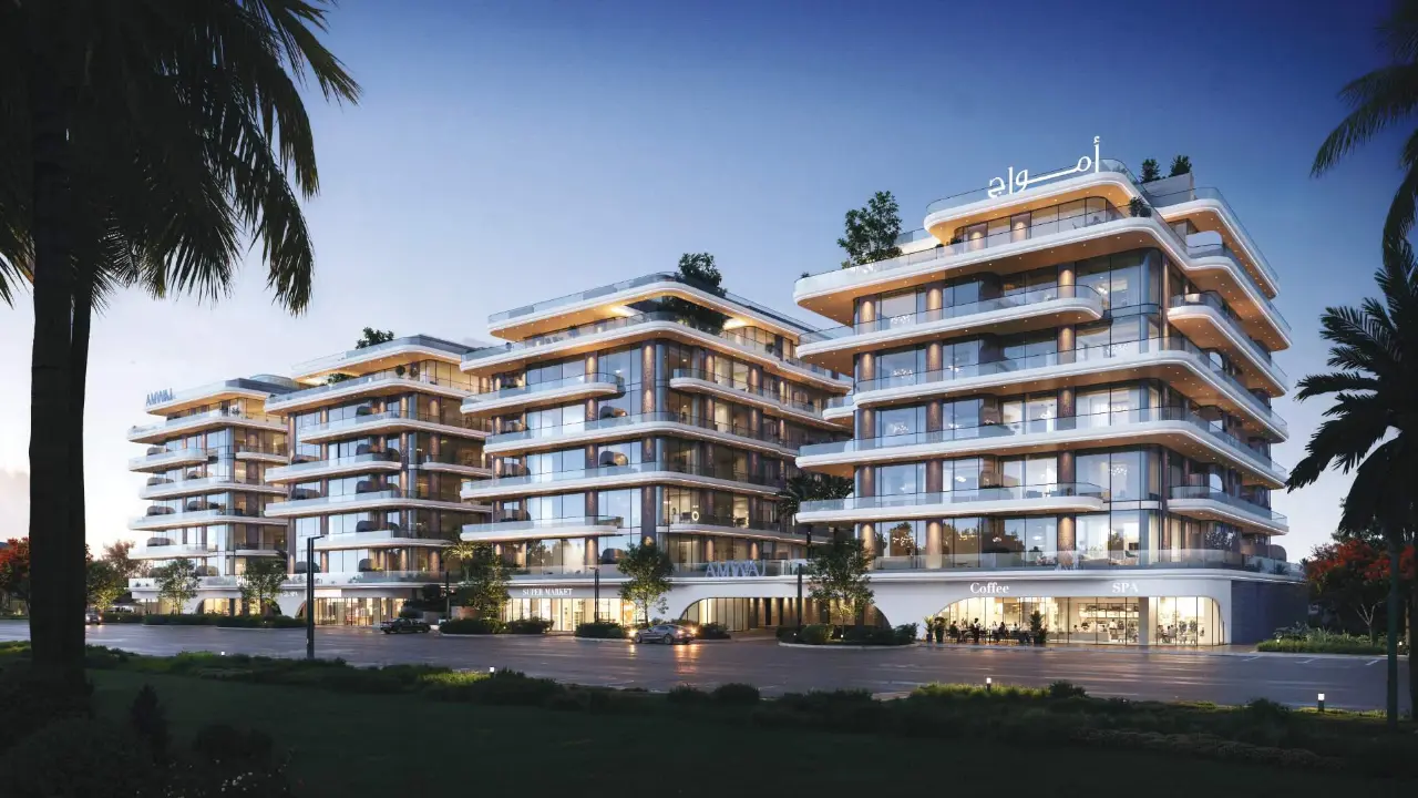 Жилые дома Gate Eleven от Amwaj галерея 11