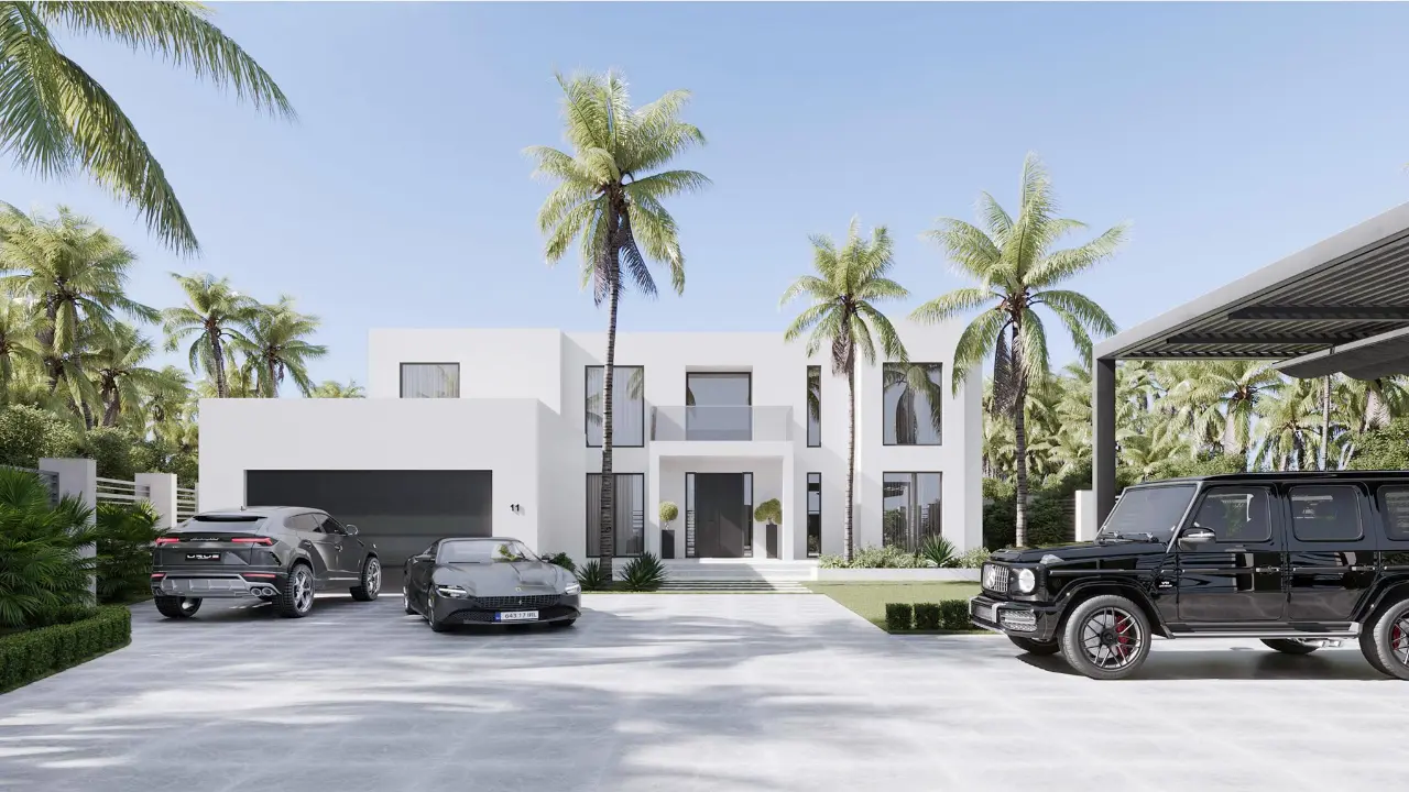 مجموعة ميامي هاوس من نخيل معرض 3