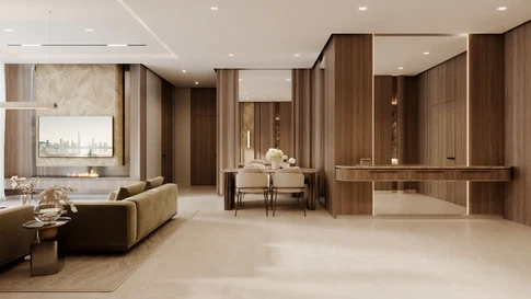 Contemporary 1-Bedroom Modern Apartment for Sale in Binghatti Luxuria, JVT District 4 gallery 7