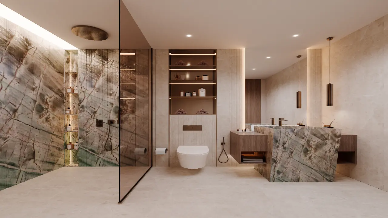 Contemporary 1-Bedroom Modern Apartment for Sale in Binghatti Luxuria, JVT District 4 gallery 6