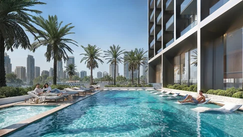 Contemporary 1-Bedroom Modern Apartment for Sale in Binghatti Luxuria, JVT District 4 gallery 3