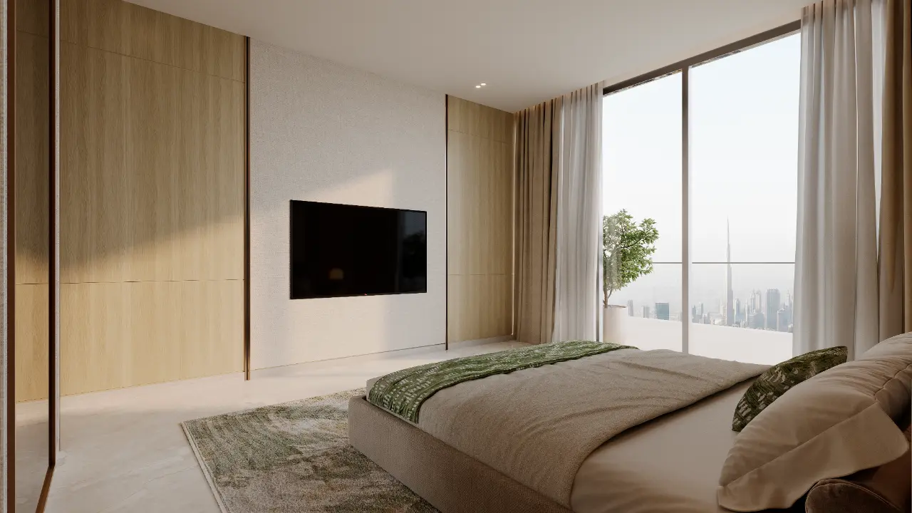 Skyline View 1-Bedroom Apartment for Sale in Binghatti Titania, Majan gallery 9