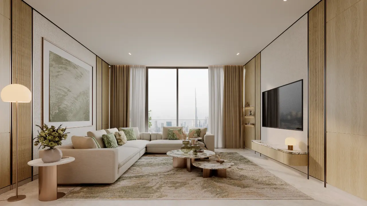 Skyline View 1-Bedroom Apartment for Sale in Binghatti Titania, Majan gallery 5