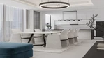 Contemporary 1-Bedroom Apartment for Sale in Evergr1n House 4, Jumeirah Garden City gallery thumbnail 5
