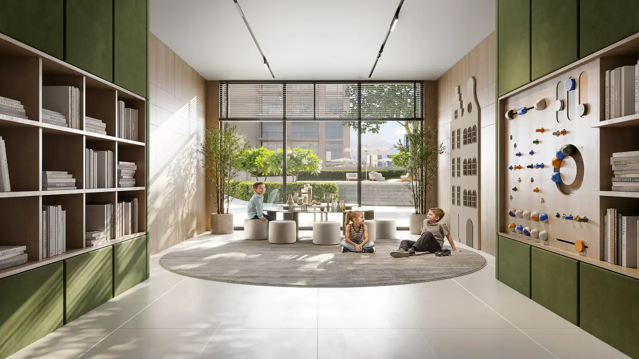 Contemporary 1-Bedroom Apartment for Sale in Ir1dian Park, JVC District 13 gallery 5
