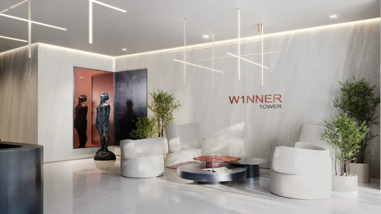 Furnished 1-Bedroom Stylish Apartment for Sale in W1nner Tower, JVT District 4 gallery 4