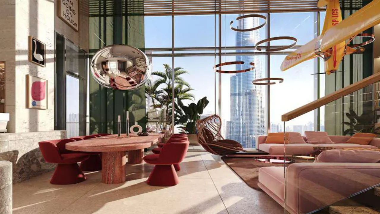 شقة للبيع بغرفة نوم واحدة مطلة على برج خليفة في هايمات 25H، وسط مدينة دبي معرض 7