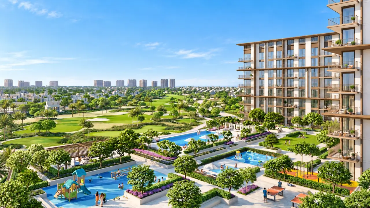 Golf View 2-Bedroom Open Plan Apartment for Sale in Golf Trails, Emaar South gallery 3