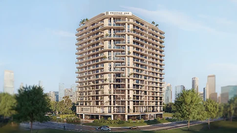 Роскошная двухкомнатная квартира с видом на город в жилом комплексе The Boulevard от Prestige One, DLRC, продается. галерея 3
