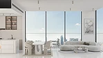 Роскошная двухкомнатная квартира с видом на город в жилом комплексе The Boulevard от Prestige One, DLRC, продается. миниатюра галереи 2