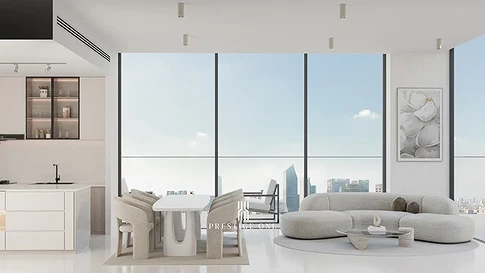 Роскошная двухкомнатная квартира с видом на город в жилом комплексе The Boulevard от Prestige One, DLRC, продается. галерея 2