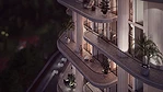 Роскошная двухкомнатная квартира с видом на город в жилом комплексе The Boulevard от Prestige One, DLRC, продается. миниатюра галереи 6