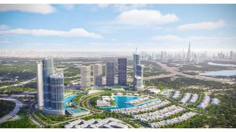 Golf Course View 1-Bedroom Apartment for Sale at 330 Riverside Crescent, Sobha Hartland 2 gallery 5
