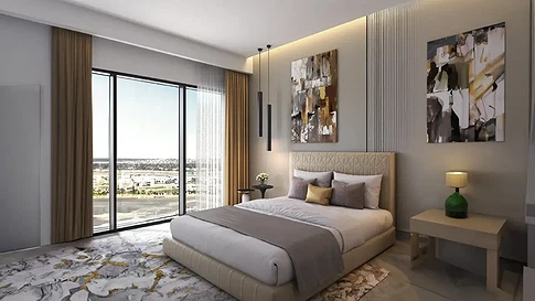 Golf Views 3-Bedroom Luxury Apartment for Sale in Golf Greens 1, DAMAC Hills gallery 1