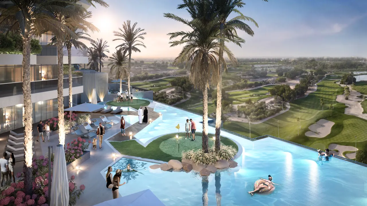 Golf Views 3-Bedroom Luxury Apartment for Sale in Golf Greens 1, DAMAC Hills gallery 7