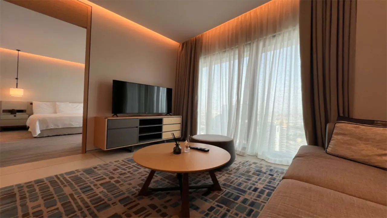 شقة مفروشة بغرفة نوم واحدة في الطابق العلوي للإيجار في برج بوابة جميرا 2، جي بي آر معرض 7