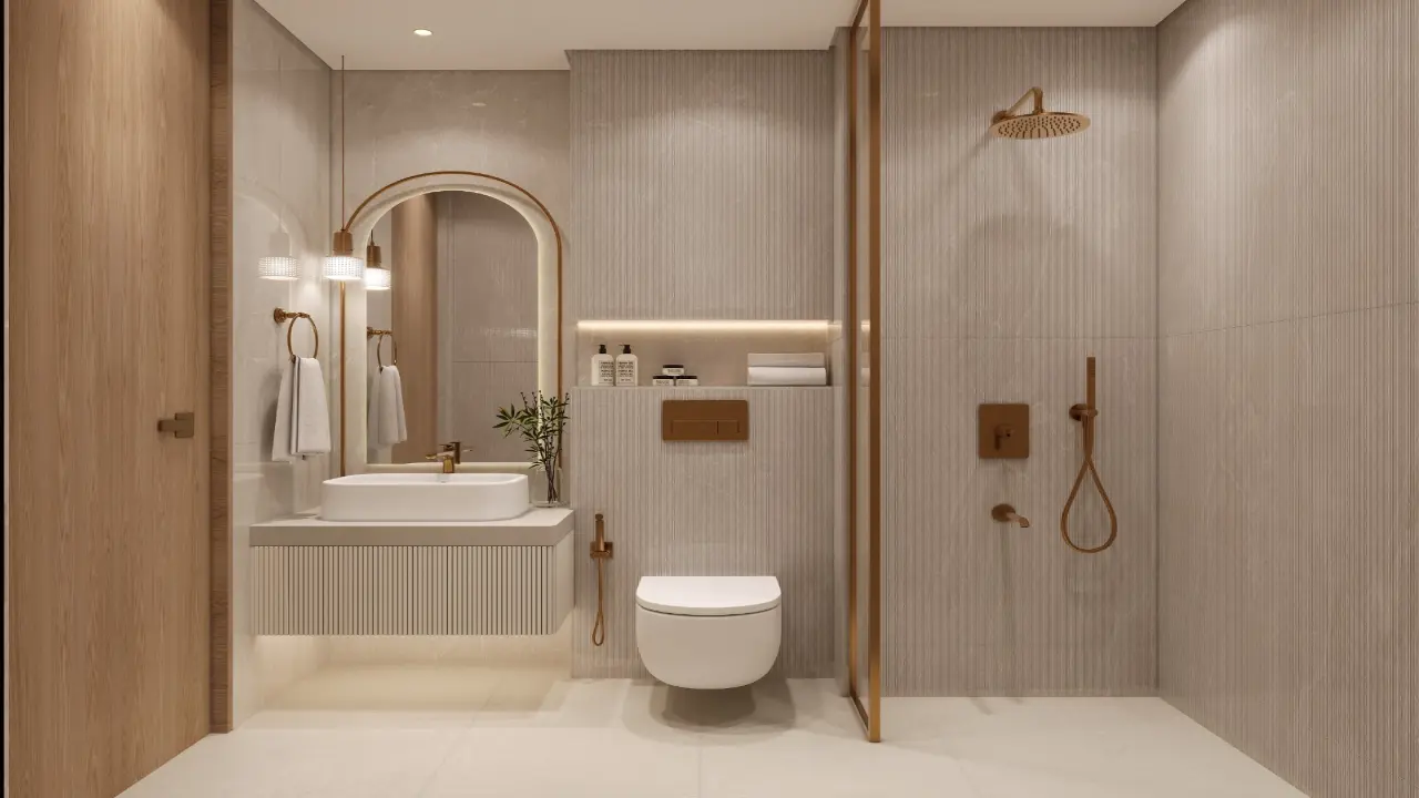 شقة ذكية واسعة بغرفة نوم واحدة للبيع في ألتير 52، دبي الجنوب معرض 13